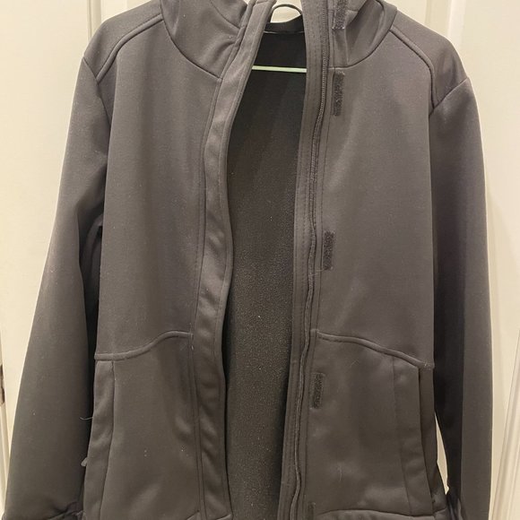 Swiss Tech soft-shell jacket women black fleece S/P size - Picture 3 of 8